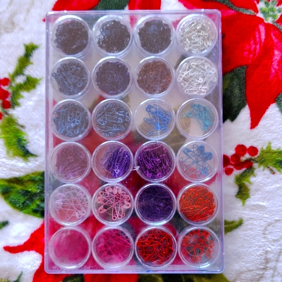 Colorful Safety Pin Collection - Picture 1 of 1